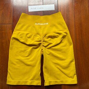 alphalete golden hour amplify biker shorts
